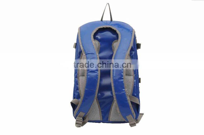 Light weight newly designed backpack PVC tarpaulin backpack for student
