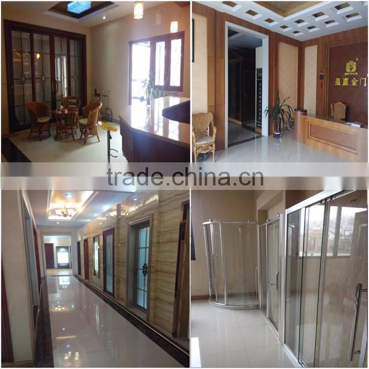 Round sliding glass shower enclosure complete shower room