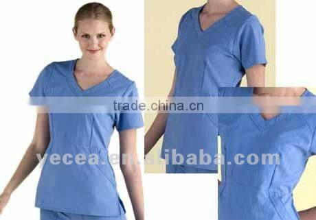 Classical standard textile scrubs