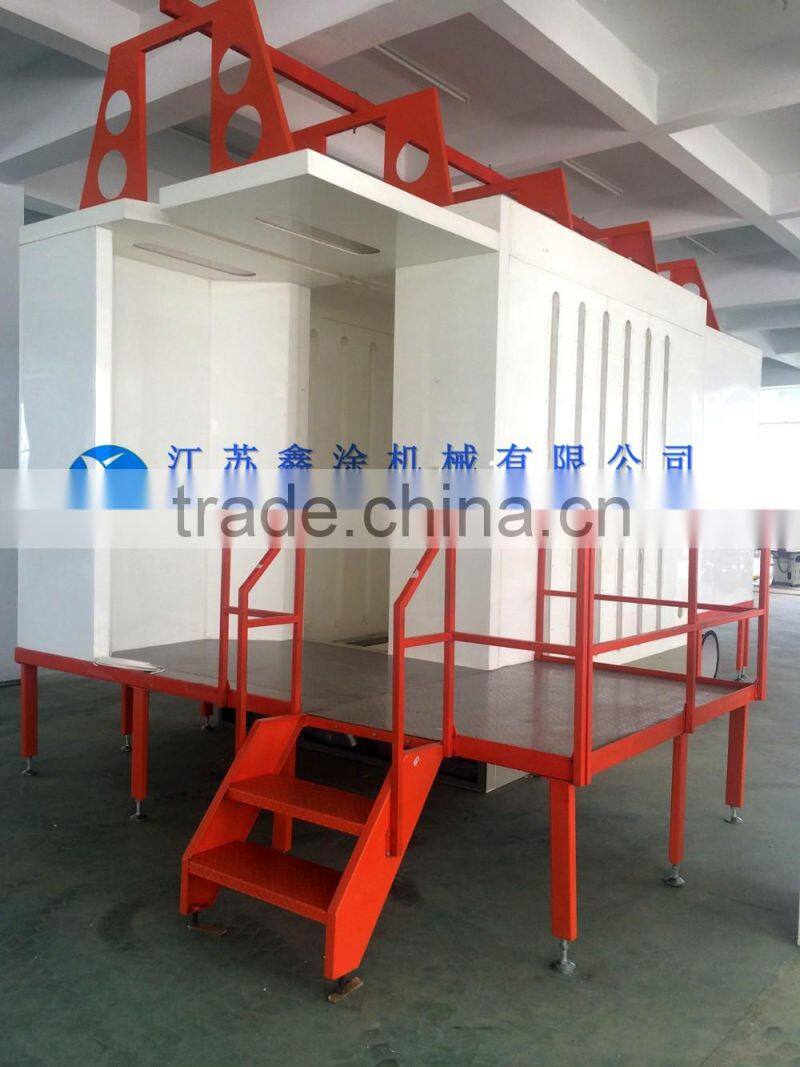 Plastic Powder Coating Spray Booth