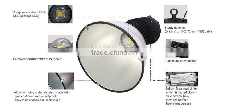 Indoor Lighting Meanwell Led High Bay Lamp Large Pendant Light