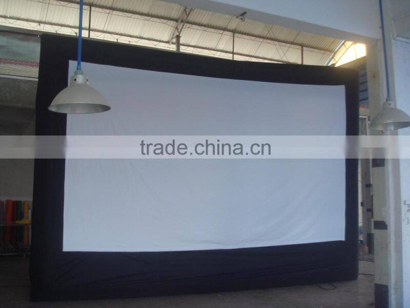 Outdoor inflatable movie screen/inflatable projector screens for party time
