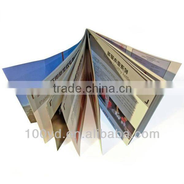 OEM Tri Fold Brochure Printing promotion booklet design