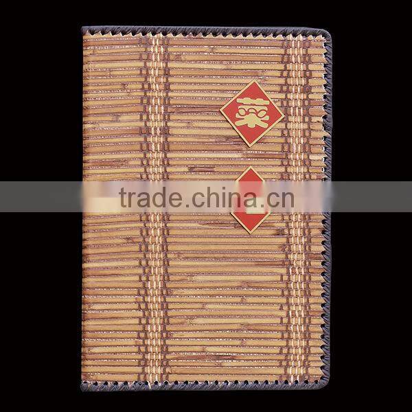 Leather restaurant menu card sign holder