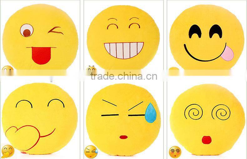 Latest lovely cute emoji pillow custom whatsapp emoji pillow pp cotton emoji pillow octopus plush toy