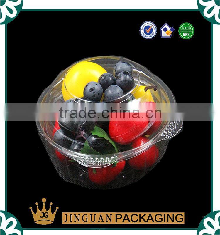 Disposable transparent plastic blister fruits packaging box