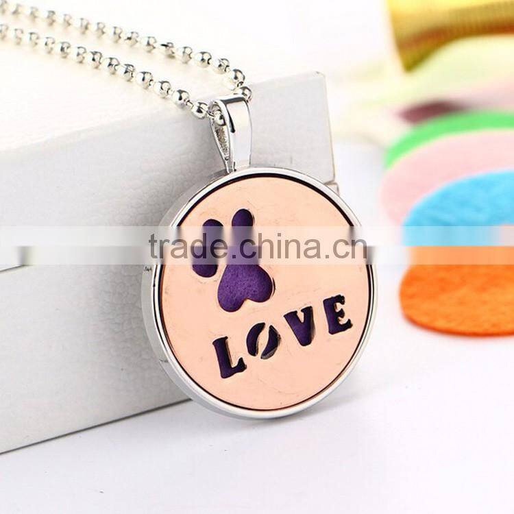 fashion jewelry 2017 trending product cartoon fog diffuser pendant 316l stainless steel jewelry