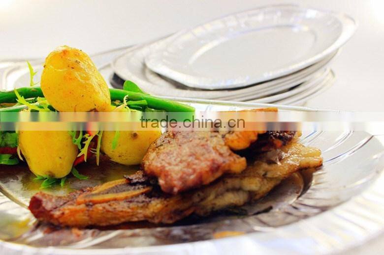 2016 New Style Aluminium Foil 13.8'' Oval Barbecue Pans