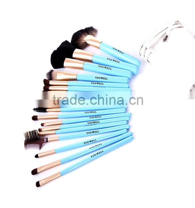 18pcs Pony Hair make up brushes makeup for beauty with makeup brush case