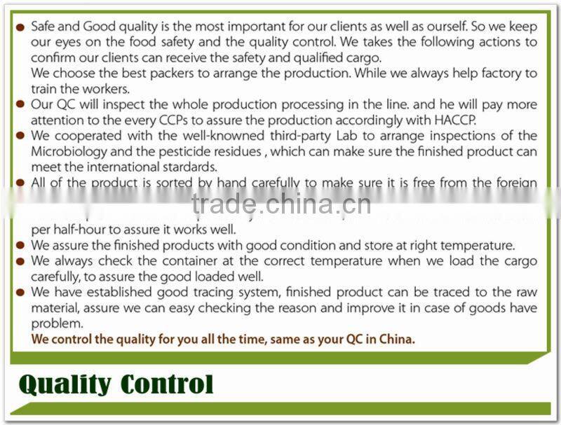 IQF Frozen sliced green onion spring onion