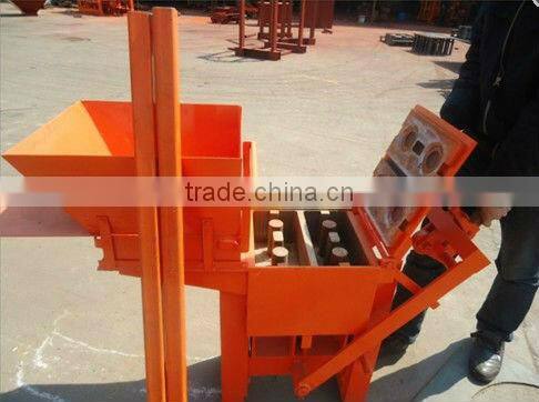 Hot-selling product in Nigeria small scale manual clay brick making machine,interlocking brick machine