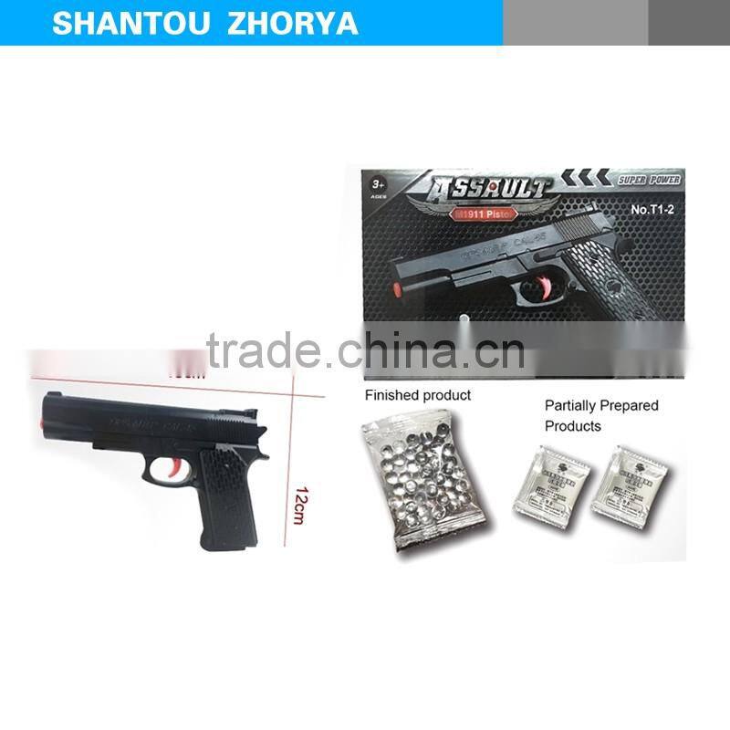 Zhorya cool 1911 hand pumping water bullet gun mauser pistol toy