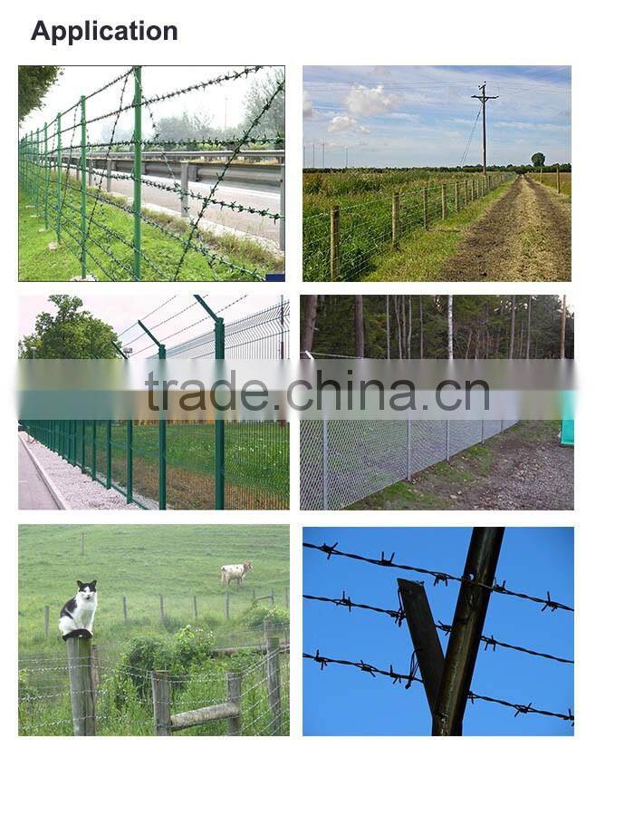 Beer fence top use High Tensile barbed wire 500m roll of 1.57mm