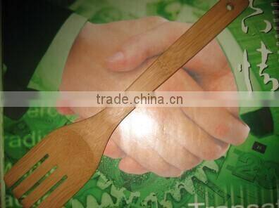 Bamboo carving a spoon