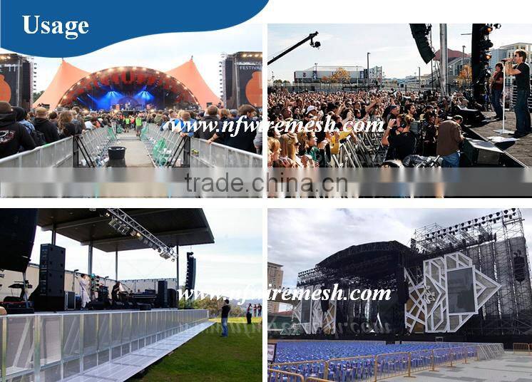 Guangzhou Aluminum Mojo Barrier for Concert/Crowd Control(Guangzhou Factory)