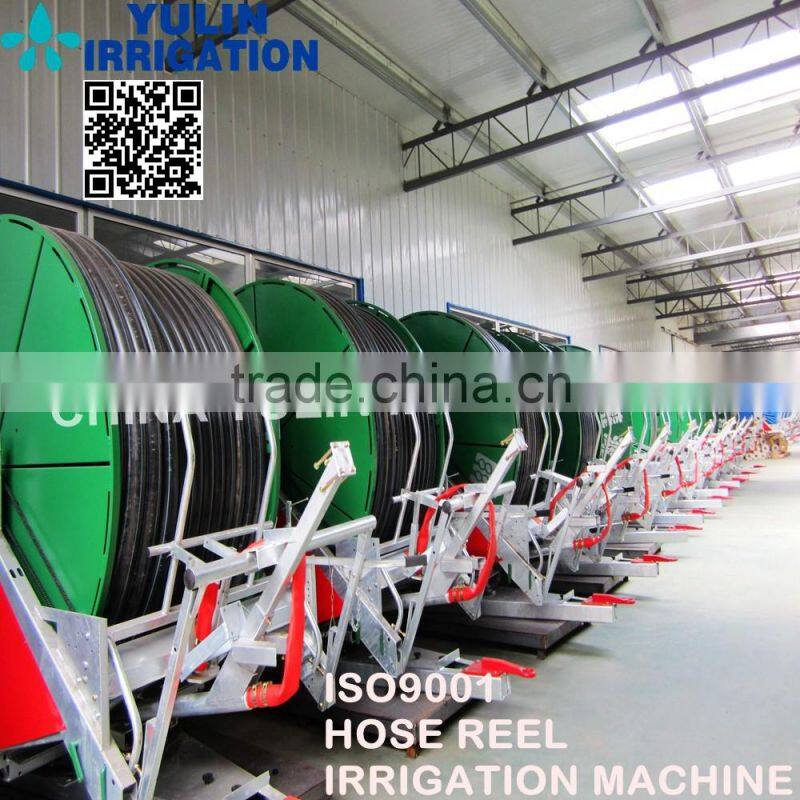 High Efficient Energy-saving Water Turbine Hose Reel Boom Irrigation /Whatsapp:0086-13604256547