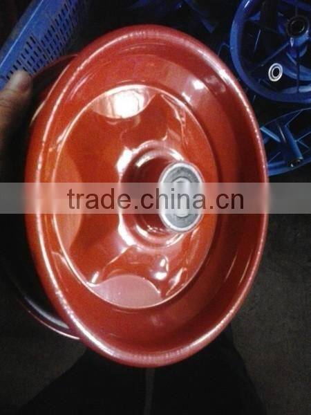 16 tool cart wheel general metal and plastic rim with ball bearing or needle bearing 4.00-8