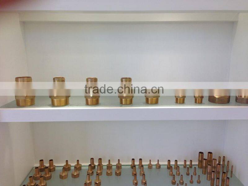 6-22mm brass equal or reducing straight hose barb fittings