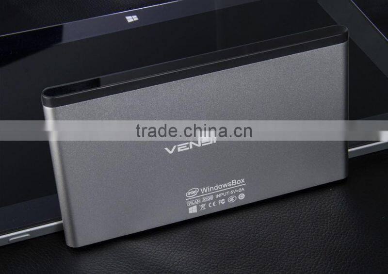 Vensmile IPC0002 W10 Intel Quad Core 2GB 32GB Window 8.1 OS Wintel TV Box Mini Smart PC