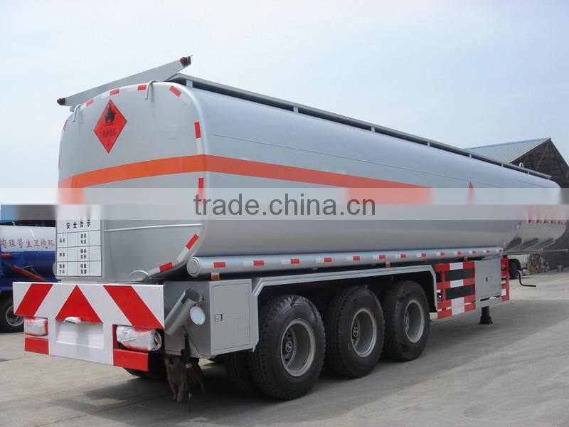 China 45000 Liters Fuel Tanker Semi Trailer For Sale