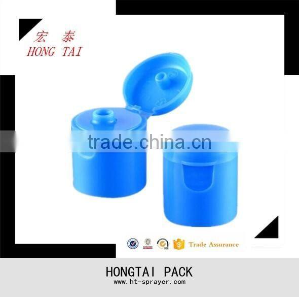 2016 China plastic flip top cap for shampoo bottle 24/415