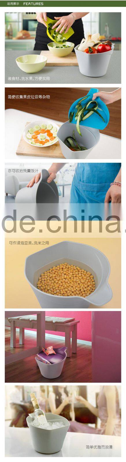 kitchen table storage casel/kitchen trash garbage can