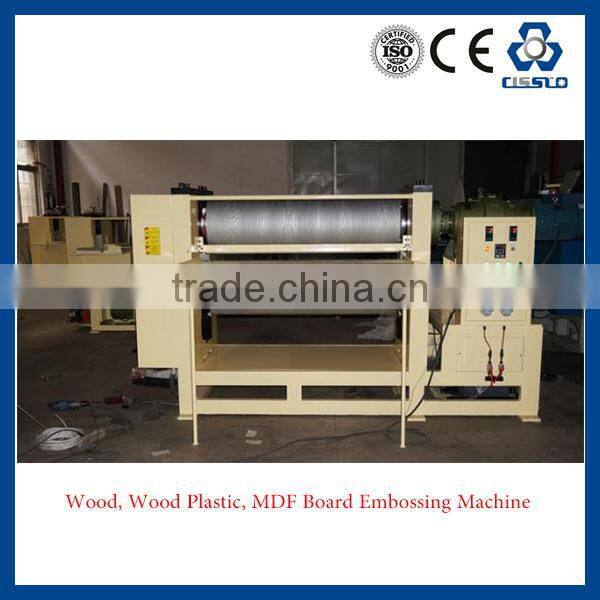 CE STANDARD GOOD PERFORMANCE MEDIUM DENSITY FIBERBOARD EMBOSSER