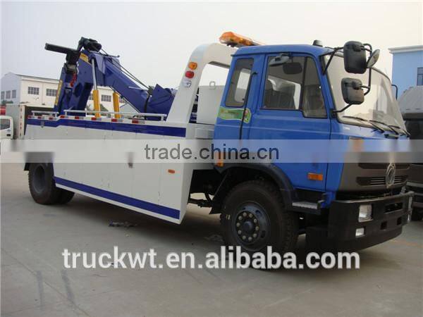 dongfeng 6 wheels under lift wrecker tow truck 180HP