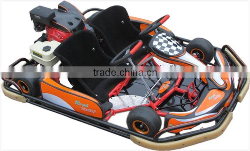 two seats 270cc gas powered go karting with chromium tube frame (TKG270-R2)