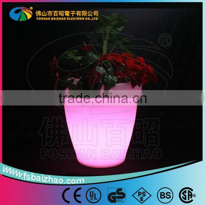 led light flower pot/led illuminate flower pot/led flower pot lighting