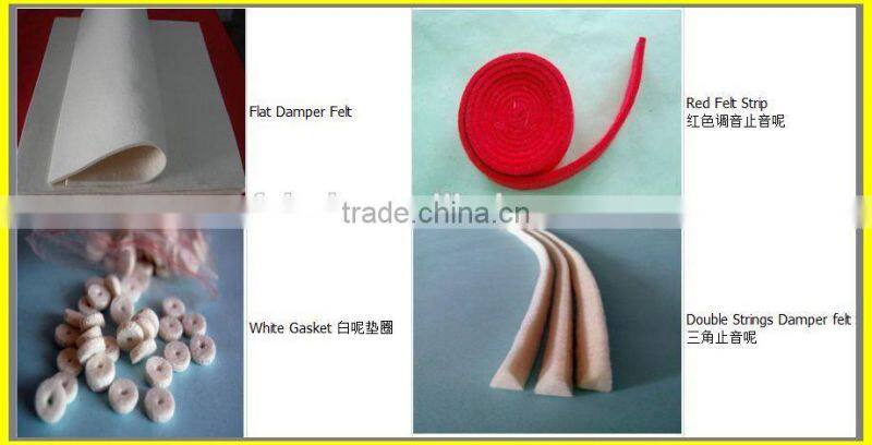 2016 new product China Piano Check Wire Felt For Musical Instrument high quality