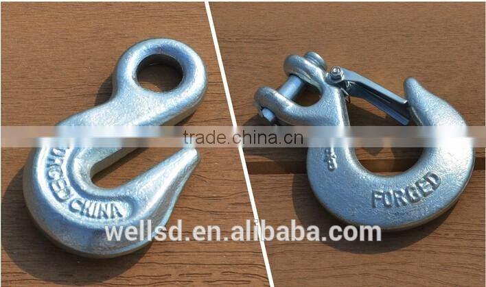 forged steel heavy duty eye grab hook