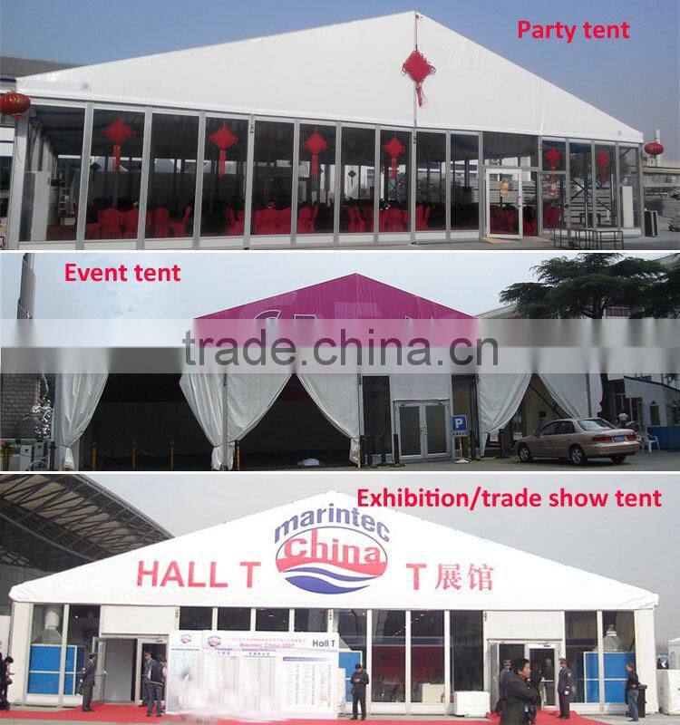 Widely used 20x20 aluminum frame PVC canopy tent for events