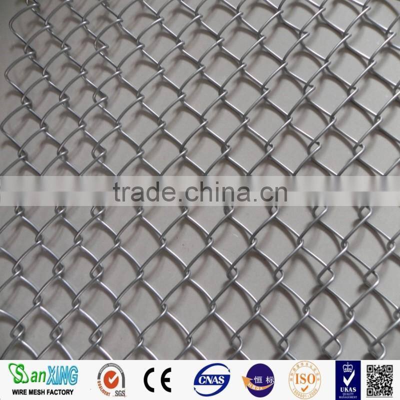 Shool Plastic PVC Coated Chain Link Fence