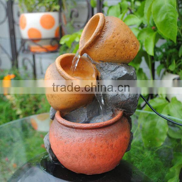 Resin Indoor Water Fountain Small Tabletop Fountain