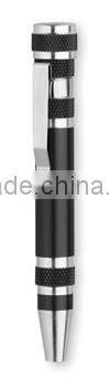 Aluminium mini tool 6 accessories pen shaped multitool