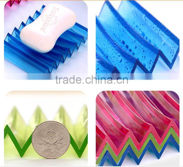 Q078 fashion household wholesale silicone soap dish
