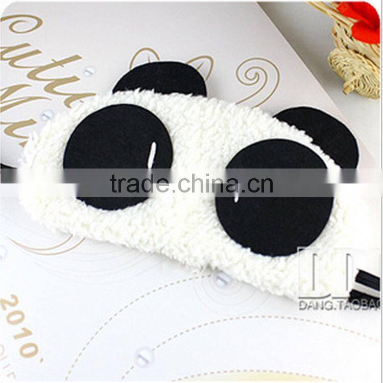 N182 Funny plush panda animal sleep eye mask