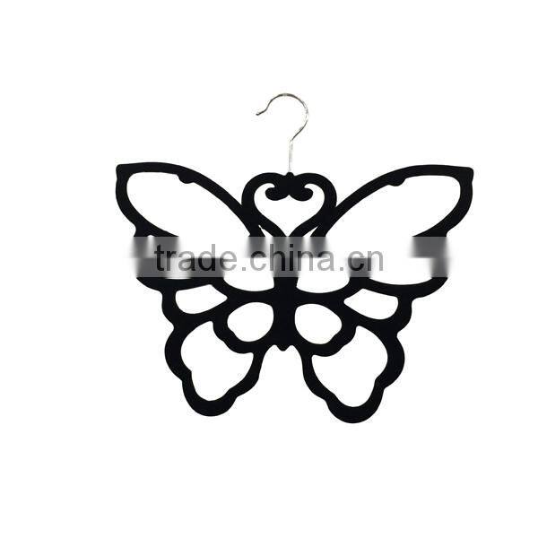 Butterfly shaped plastic scarf hanger