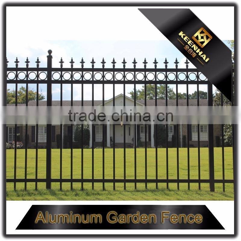 Outdoor Powder Coated Decorative Cast Aluminum Garden Fence