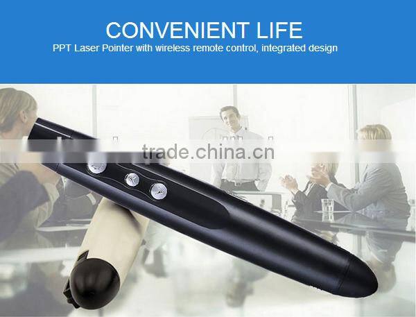 Best-selling Wireless USB PPT Laser Pointer Multifunctional Presentation Red Laser Pointer Good Office Partner For Wholesale