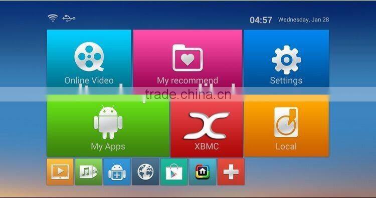 Best-selling K1 Android DVB-T2 Set Top Box AML 805 Android 4.4 Smart TV box K1 Hybrid Android TV Box Shenzhen factory