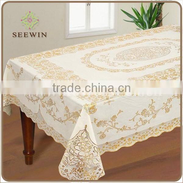 High Quality Rustic Print PVC Table Cloth Waterproof Oil Quality Disposable Plastic Table Cloth Tablecloth