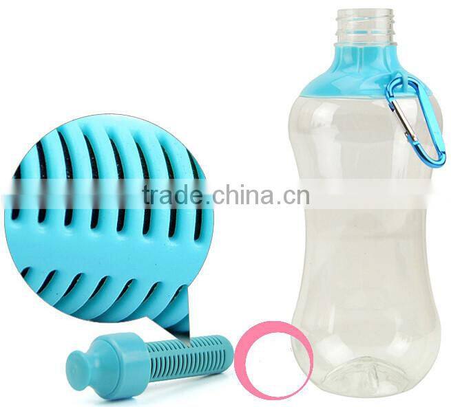Supply fashion creative Mountaineering buckle large filtering water bottle / cup