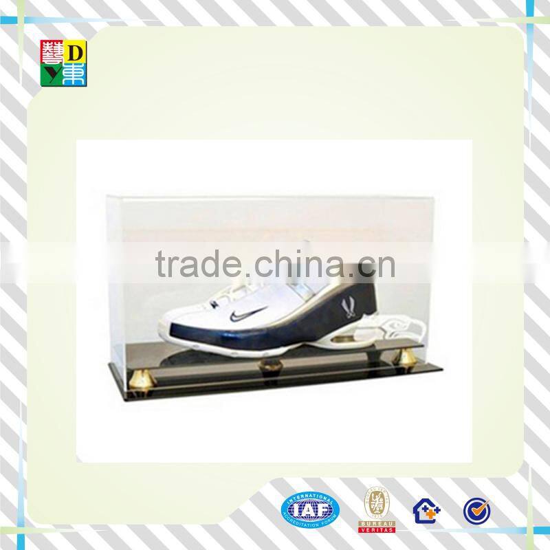 latest acrylic shoe box with lid hot sale custom design acrylic shoe case acrylic shoe display