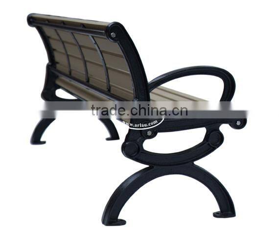 Arlau cast iron and wood garden bench