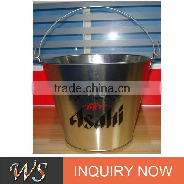 WS-IB01 1.5~3L China metal ice bucket with handle for beer