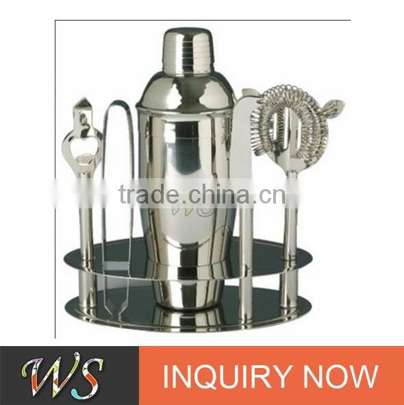 2017 famous high quality and popular cocktail kit sharker set