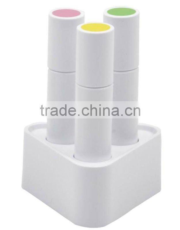 Novel 2 in 1 promotional Highlighter (with color memo pad)