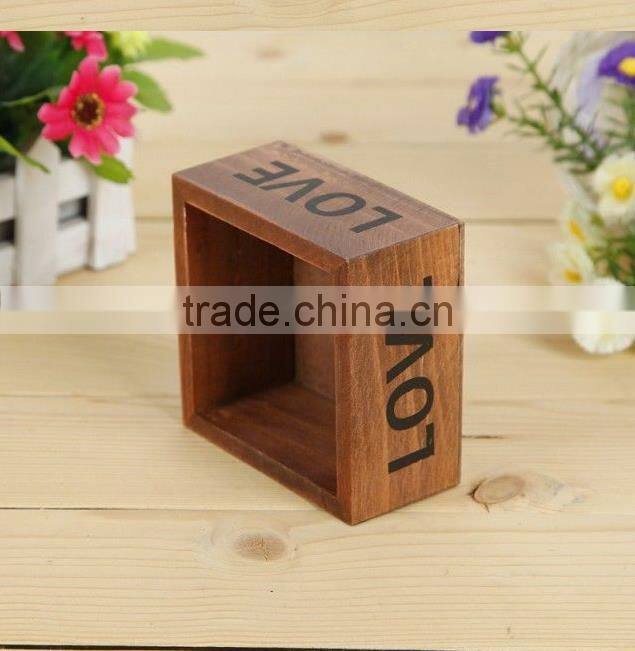 Do the old Mini multifunctional wooden storage box